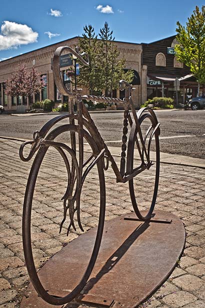 Bike sculpture